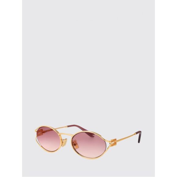 Miu Miu Sunglasses Woman Gold